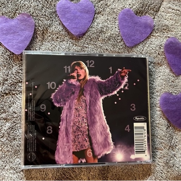 Midnights The Late Night Edition Taylor Swift Eras Tour Exclusive CD Poster - Picture 3 of 5